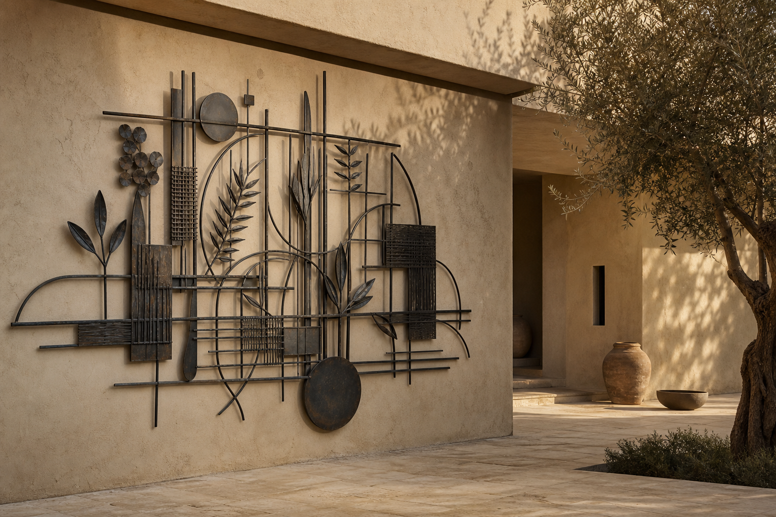 Concept de décoration murale artisanale